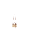 Ace Horse Raffia Box Bag