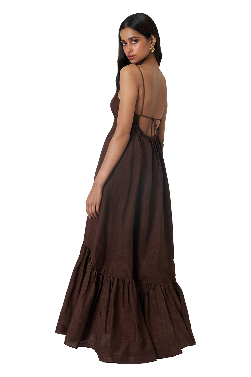 Amara Dress - Walnut