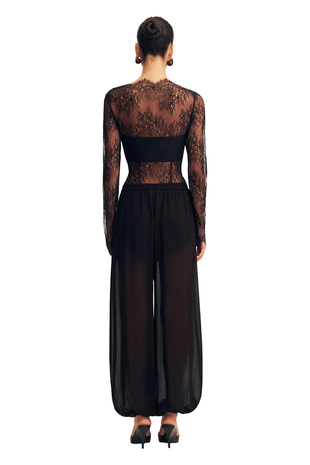 Amina Harem Pant - Black