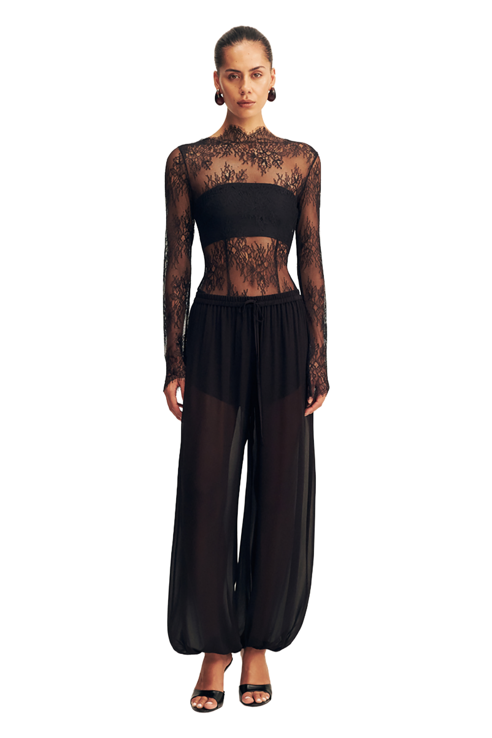 Amina Harem Pant - Black