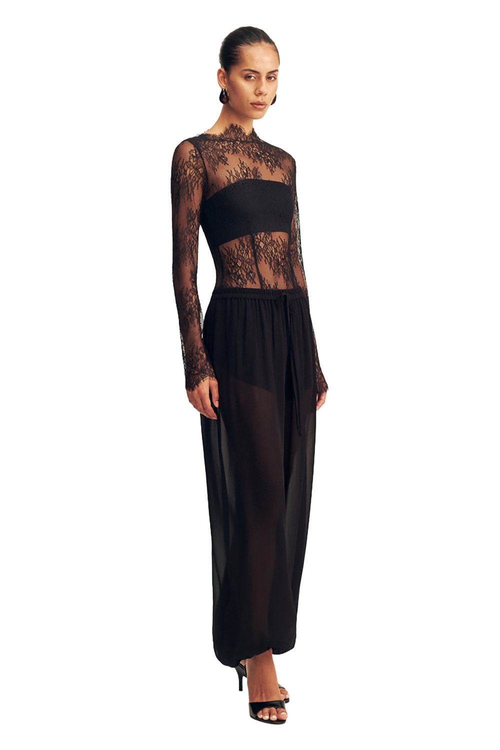Amina Harem Pant - Black
