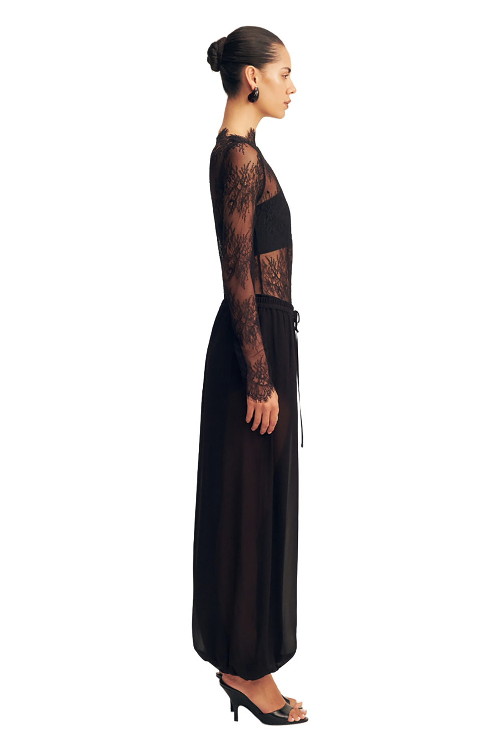 Amina Harem Pant - Black