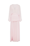 Amina Plunged Maxi Dress - Fairy Floss