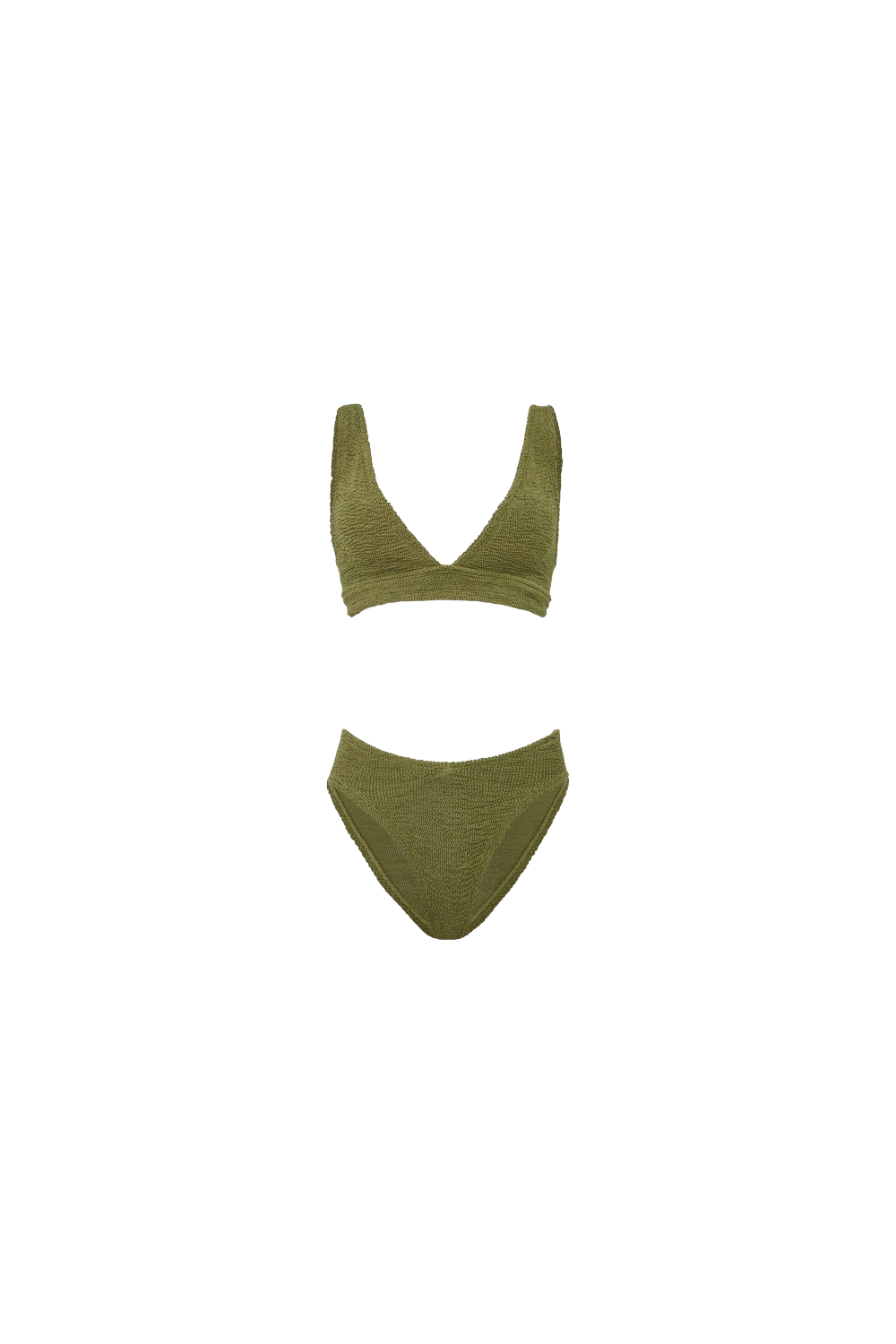 Angel Bikini - Metallic Moss