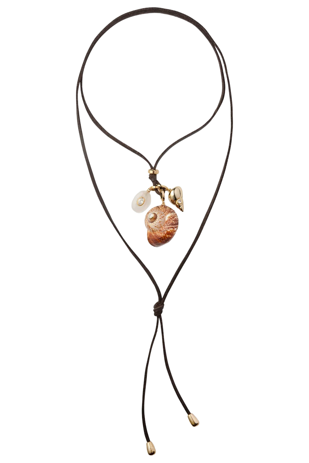 Area Charm Wrap Necklace