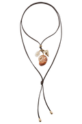 Area Charm Wrap Necklace