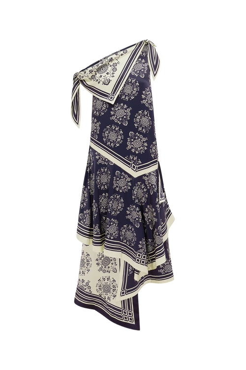 Banderra Silk Scarf Dress