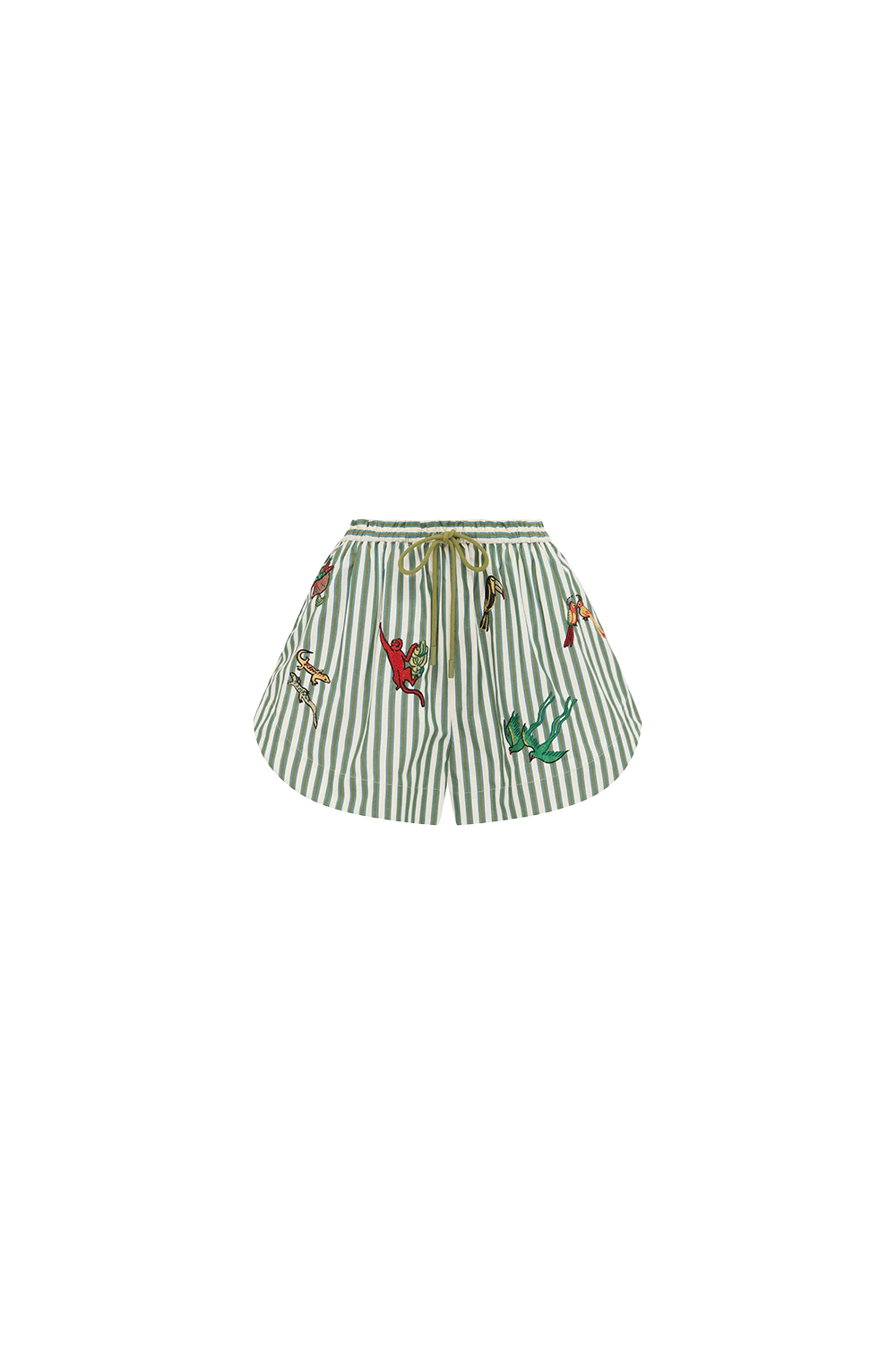 Bisou Embroidered Short