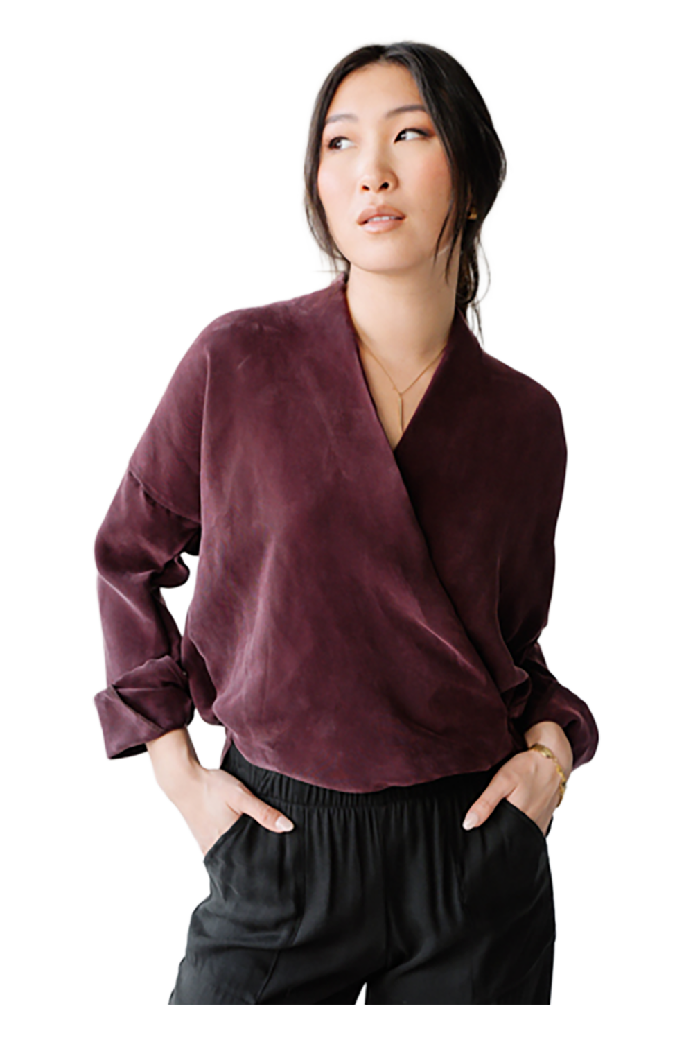 Cupro Twist Blouse