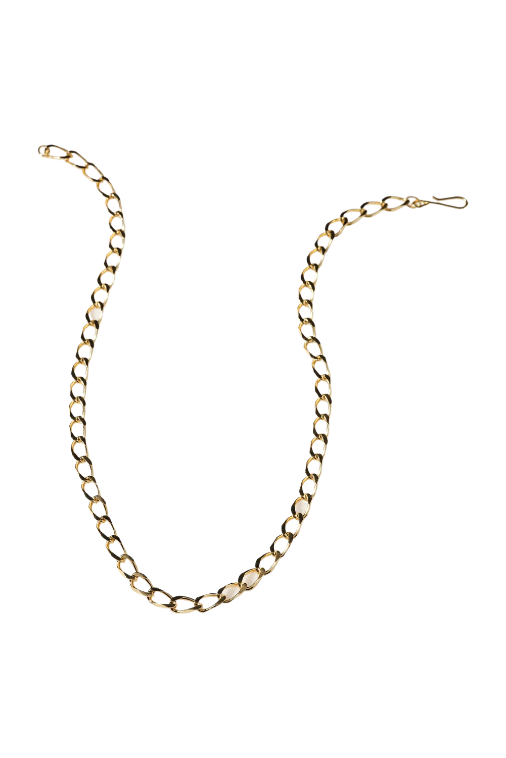 Curb Chain Necklace - Gold