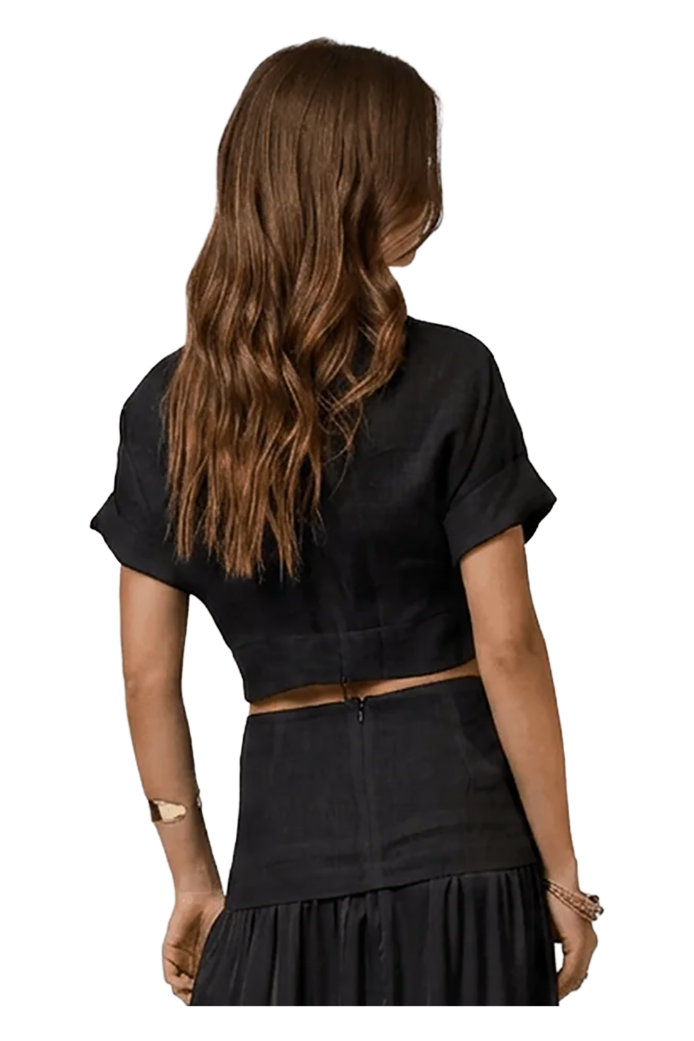 Deep V Top - Black