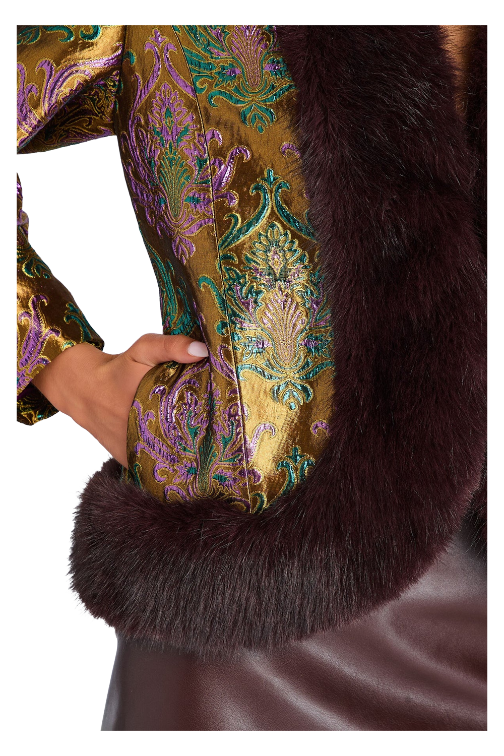 Delphira Brocade Jacket