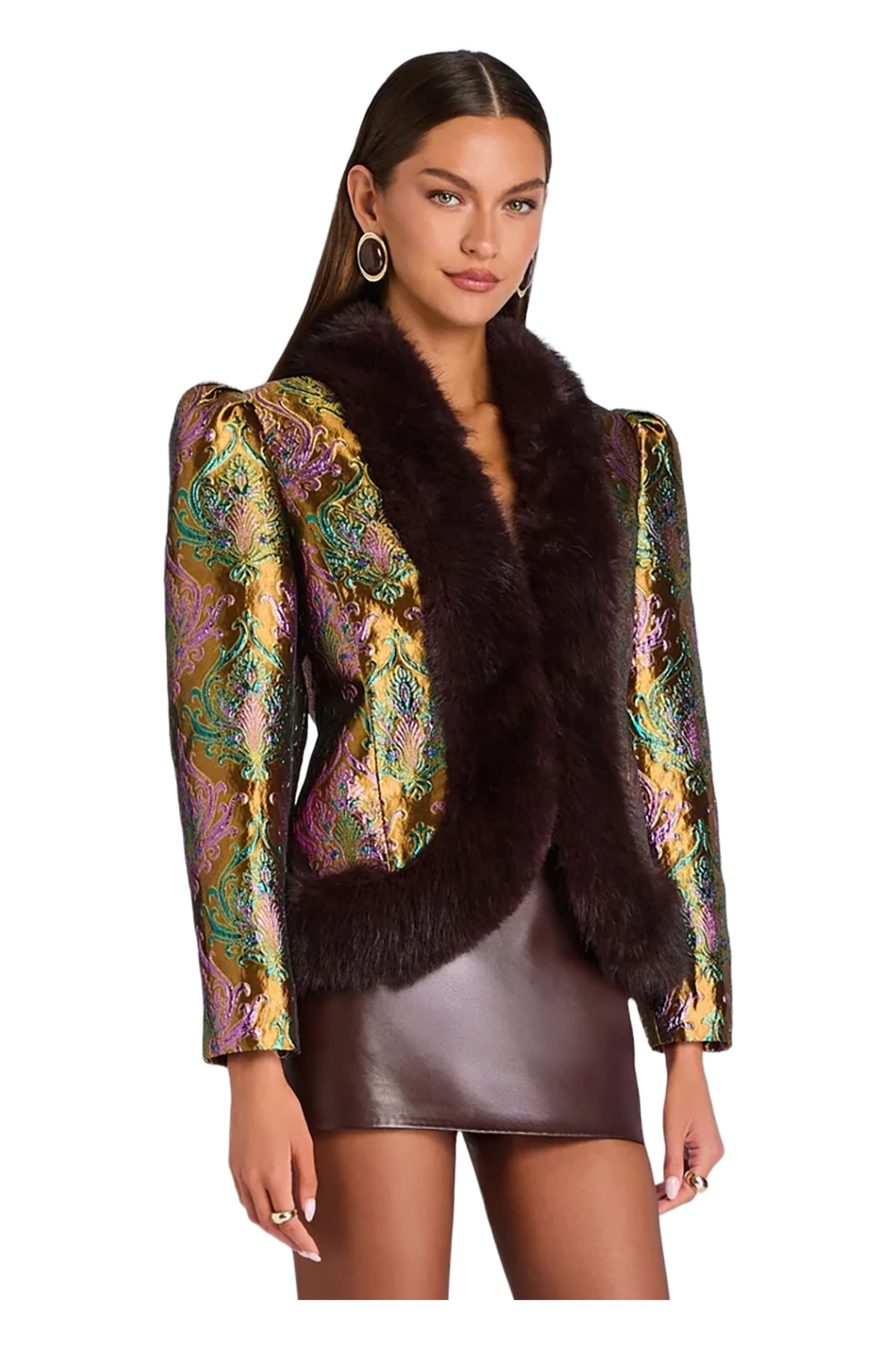 Delphira Brocade Jacket