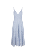 Dhara V Neck Midi Dress