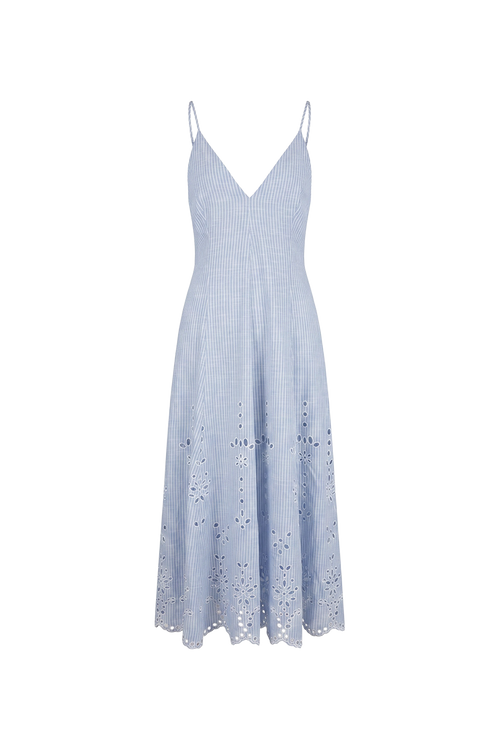 Dhara V Neck Midi Dress