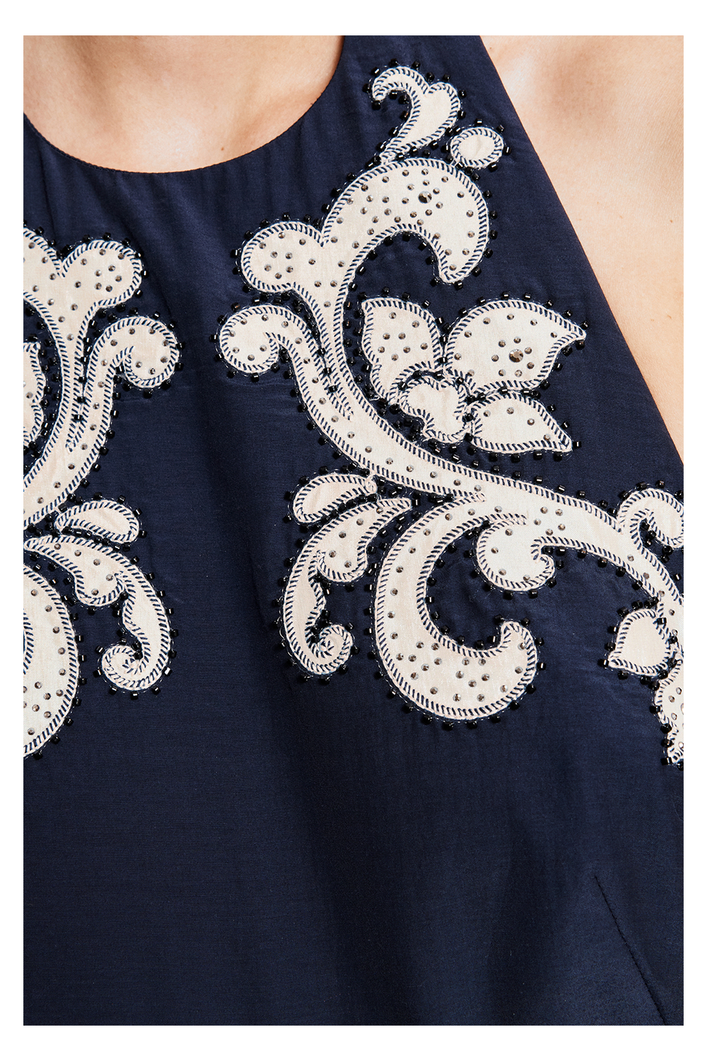 Dillon Applique Halter Gown