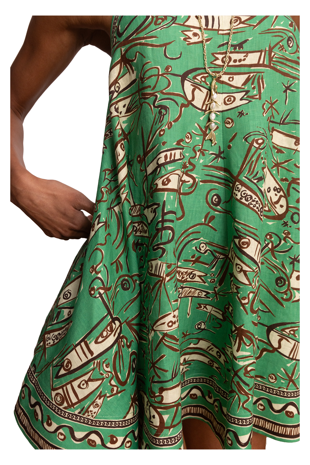 Fish Sticks Mini Dress