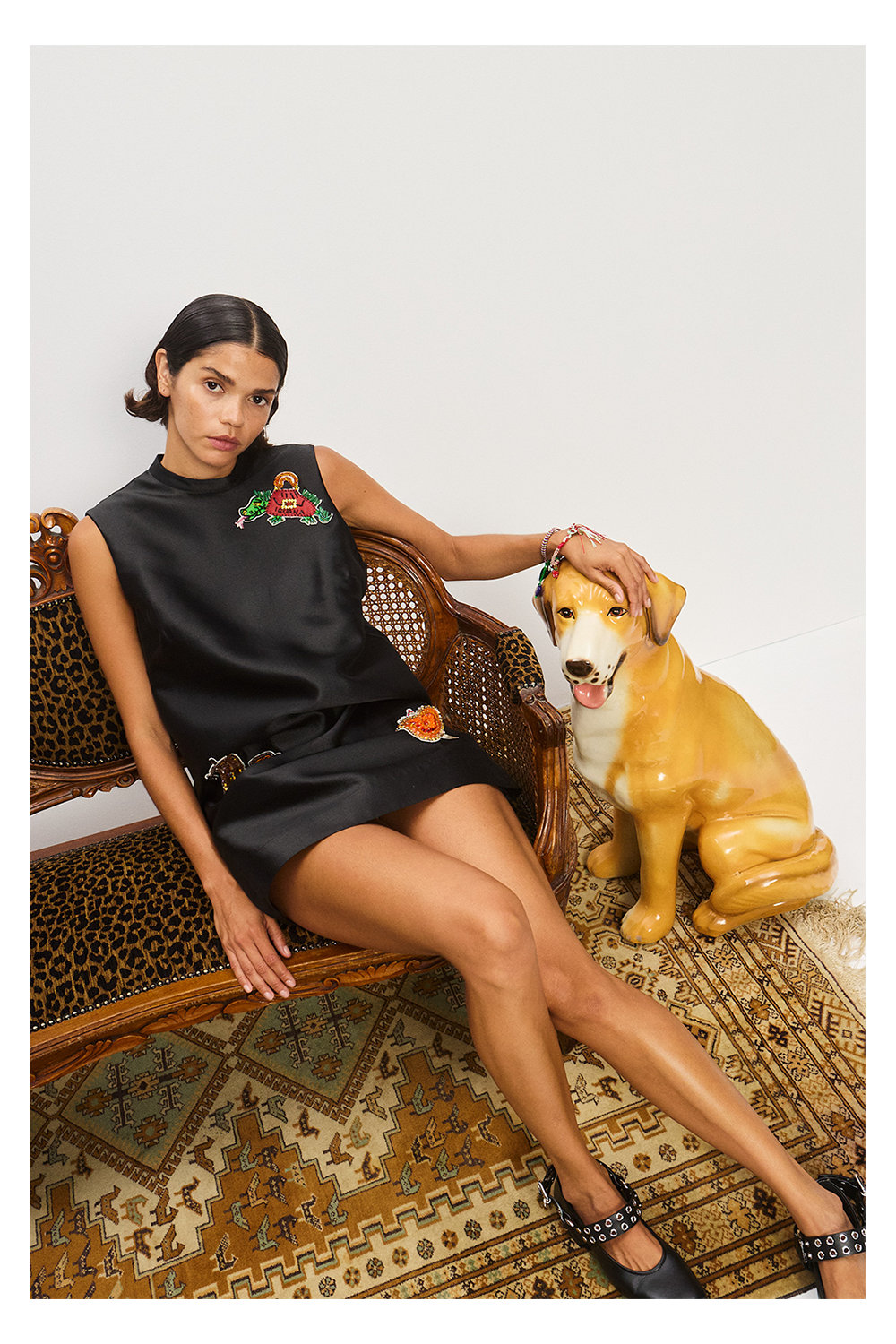 Ginger Embellished Mini Dress