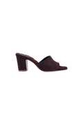 Giulia Heel - Brown Satin