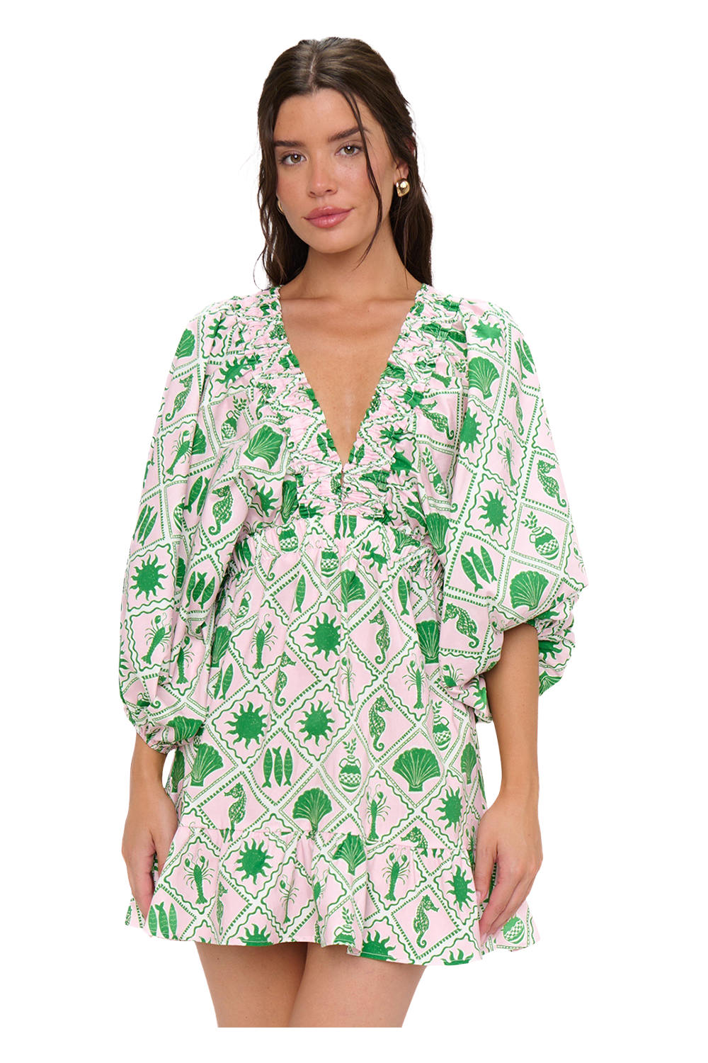 Hadley Mini Dress - Coastal Cottage