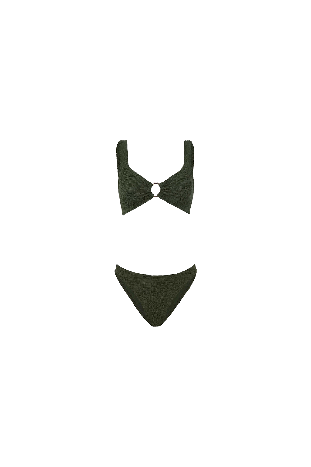 Julia Bikini - Metallic Khaki - Gold