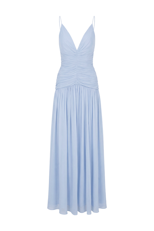 Juno Gathered Bodice Maxi Dress