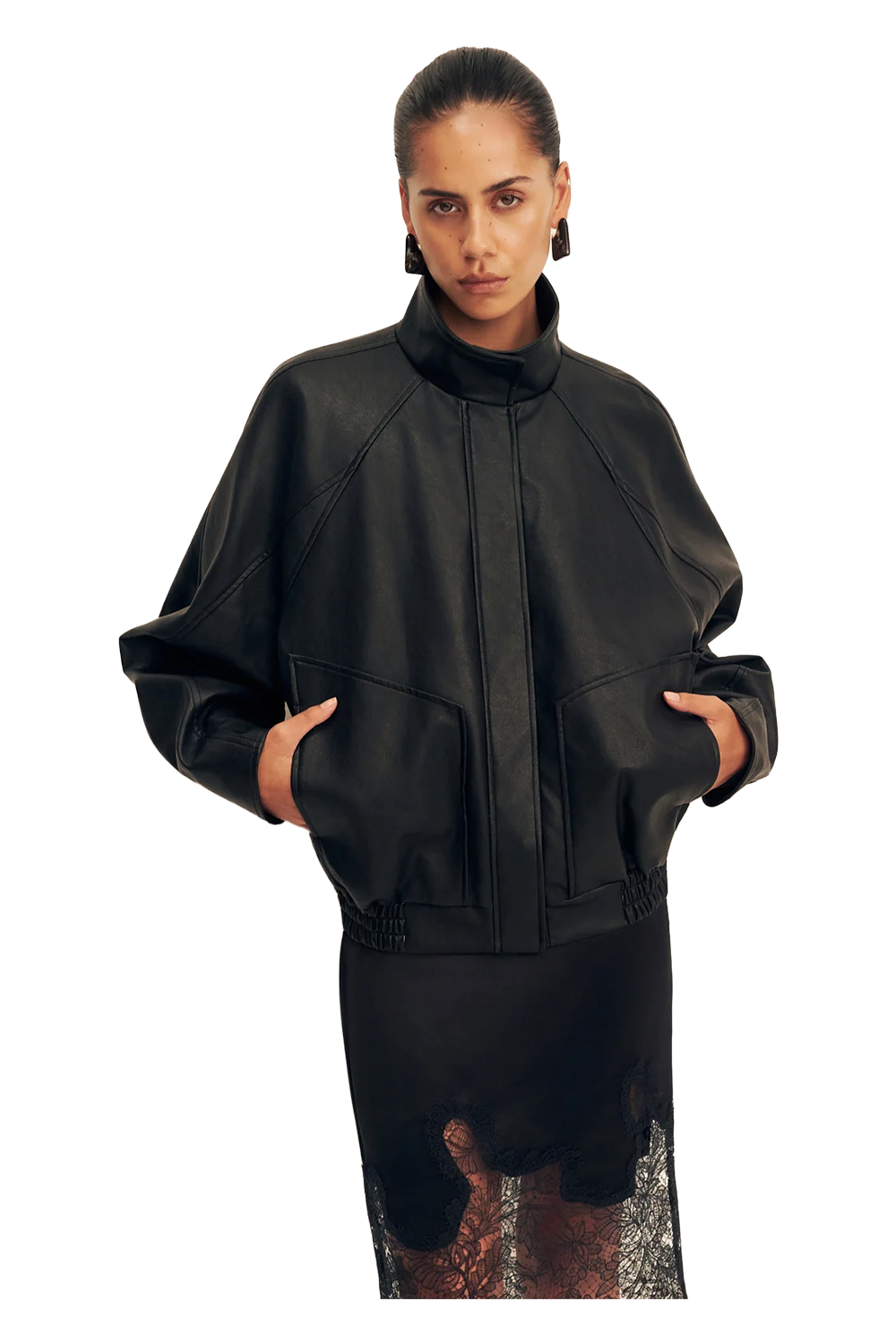 Kennedy Bomber Jacket - Black