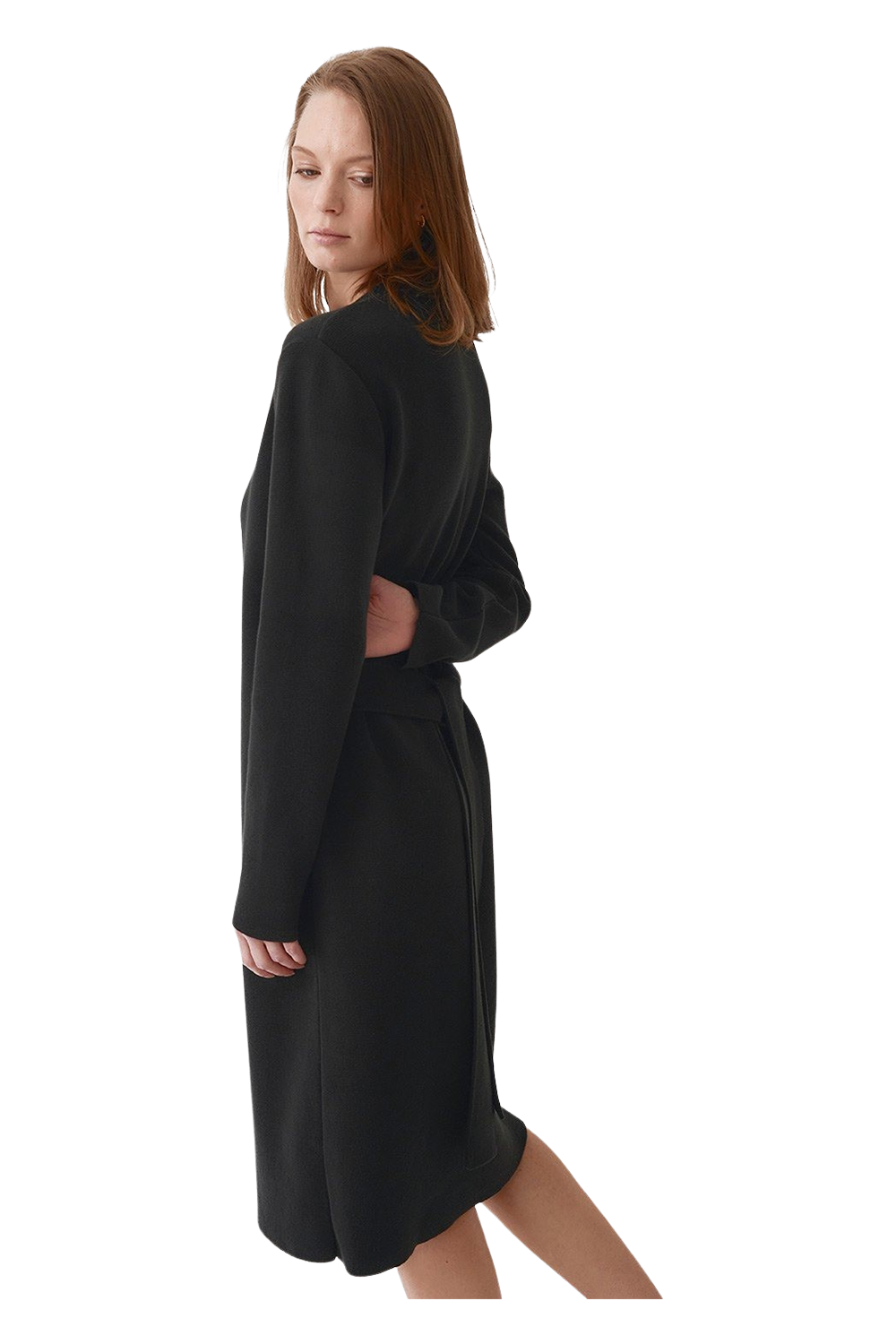 Knitted Belted Dress