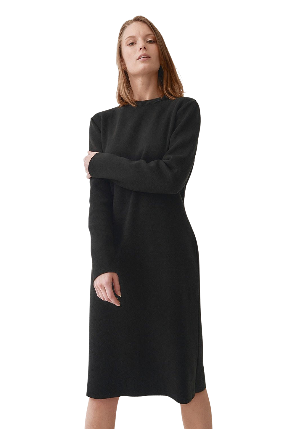 Knitted Belted Dress