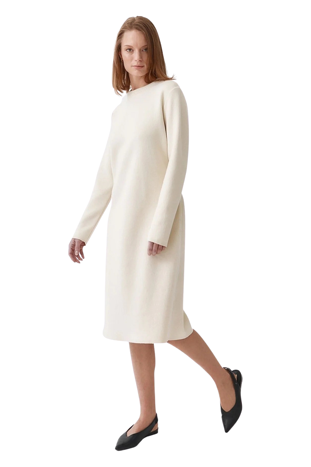 Knitted Belted Dress