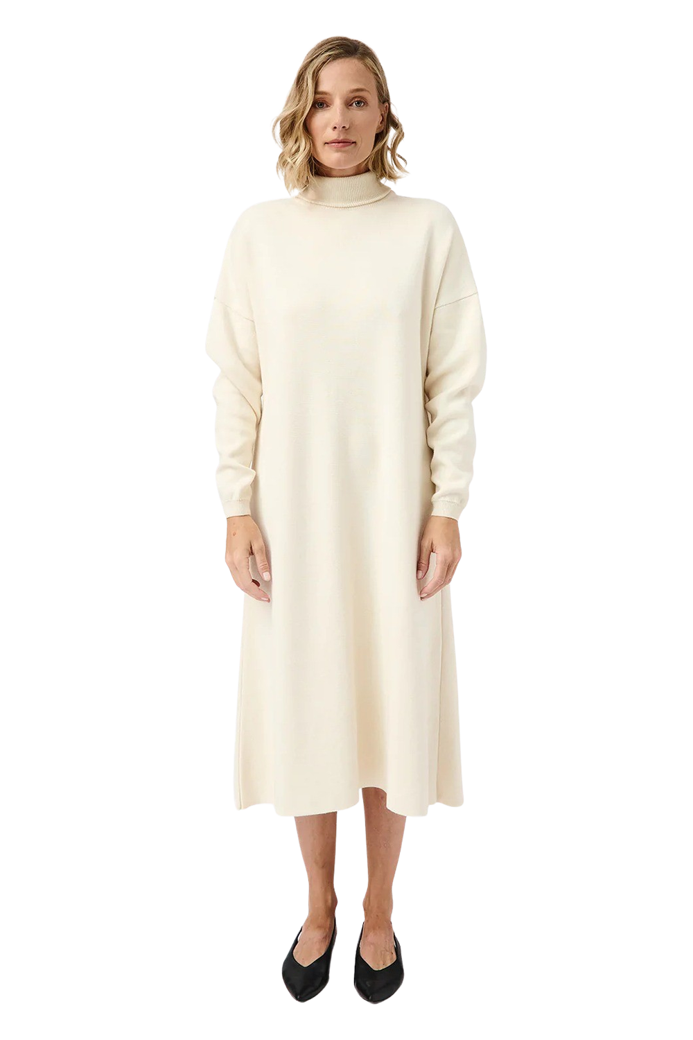 Knitted Turtleneck Dress