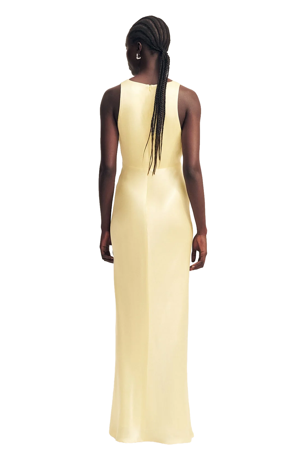 La Lune Low Twist Maxi Dress