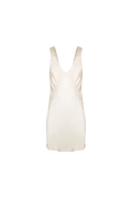 La Lune Plunged Slip Dress