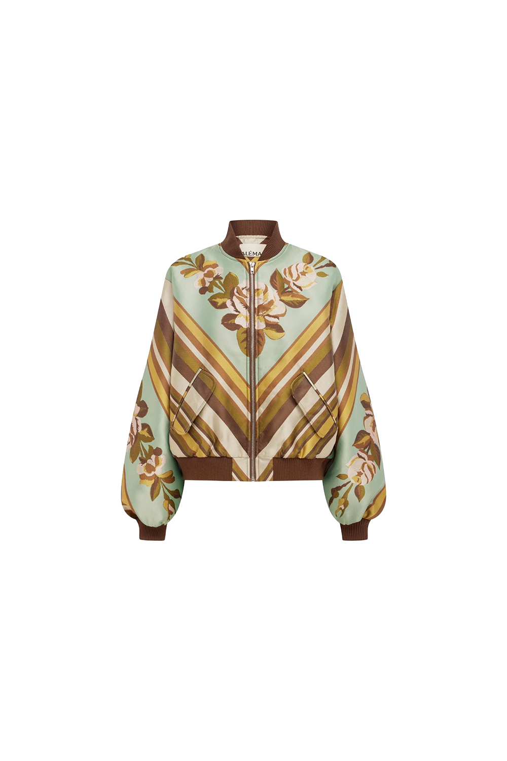 La Rosa Jacquard Bomber Jacket