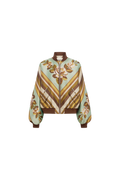 La Rosa Jacquard Bomber Jacket