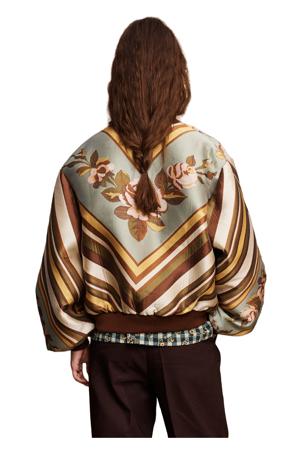 La Rosa Jacquard Bomber Jacket