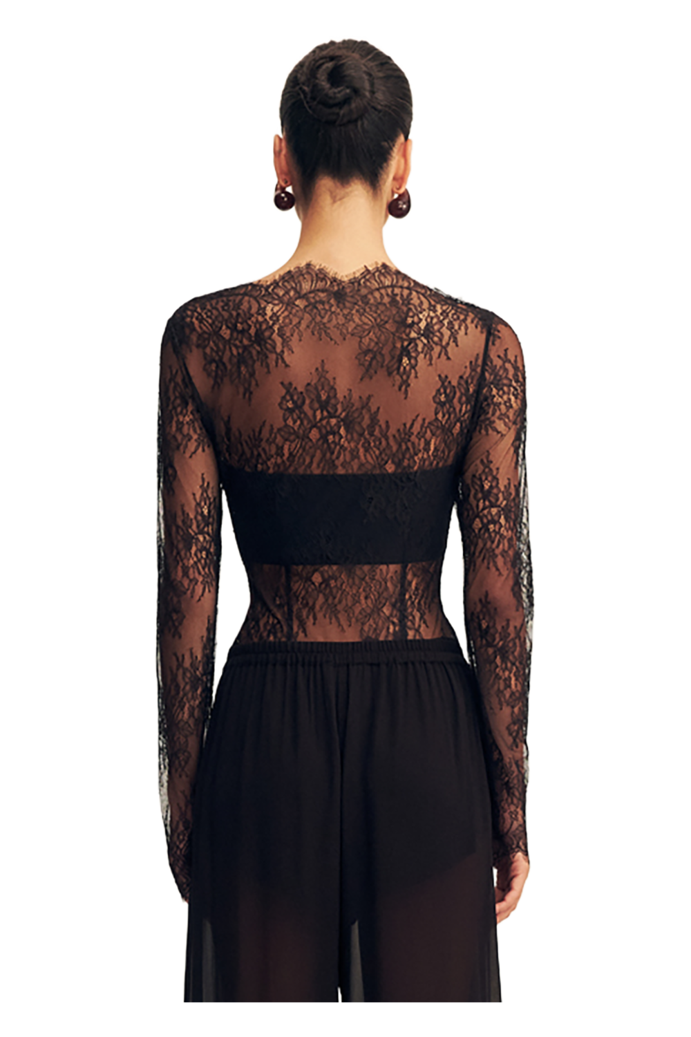Lambent Lace Bodysuit - Black