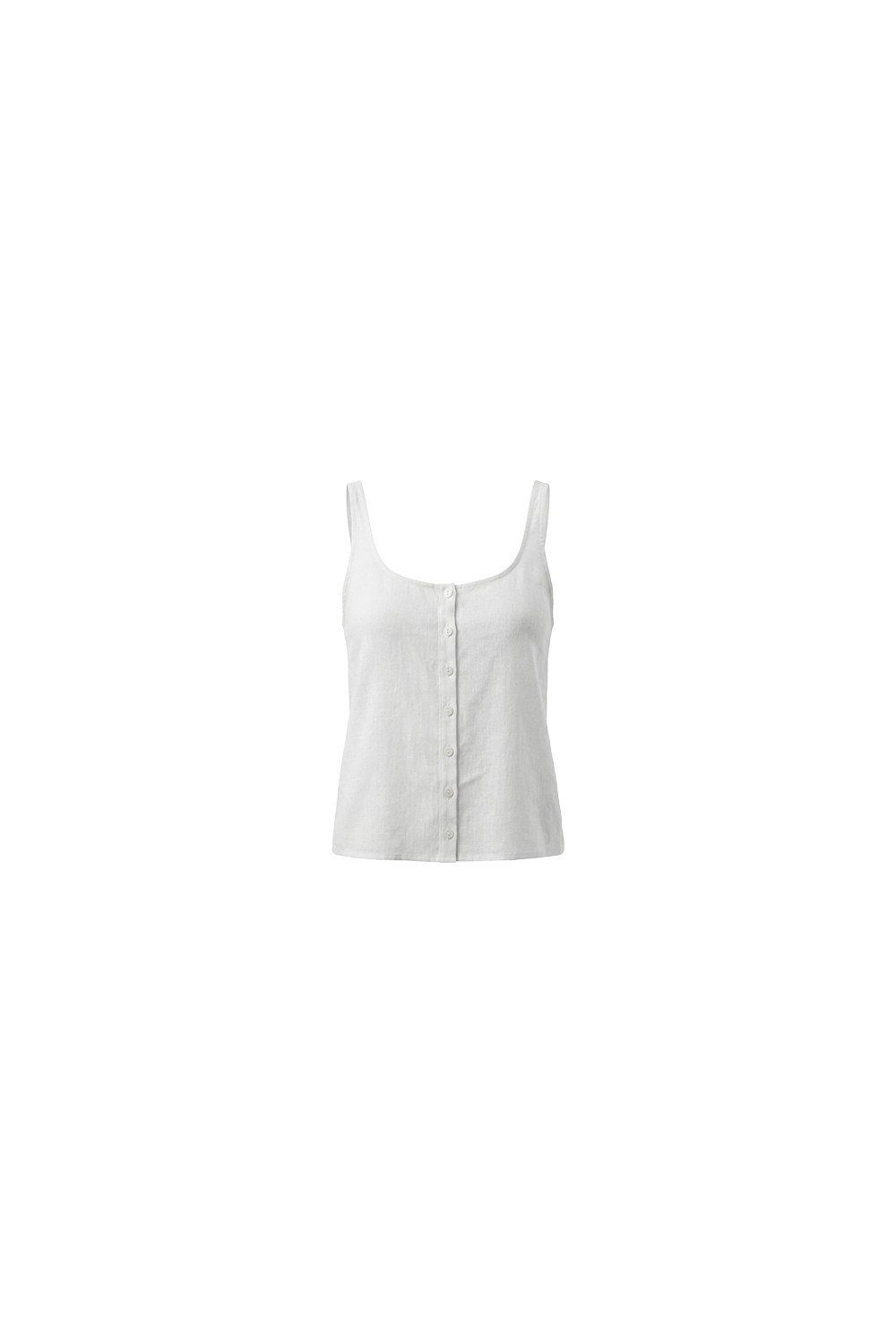 Linen Button Down Tank