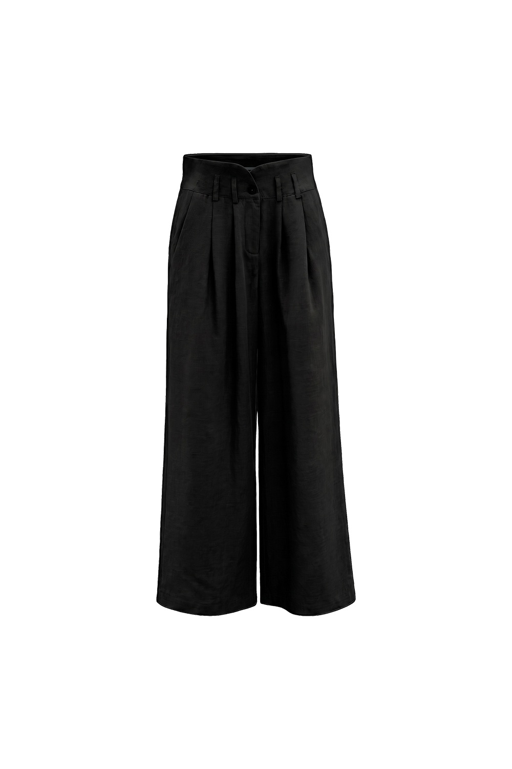Linen Notch Waist Pant