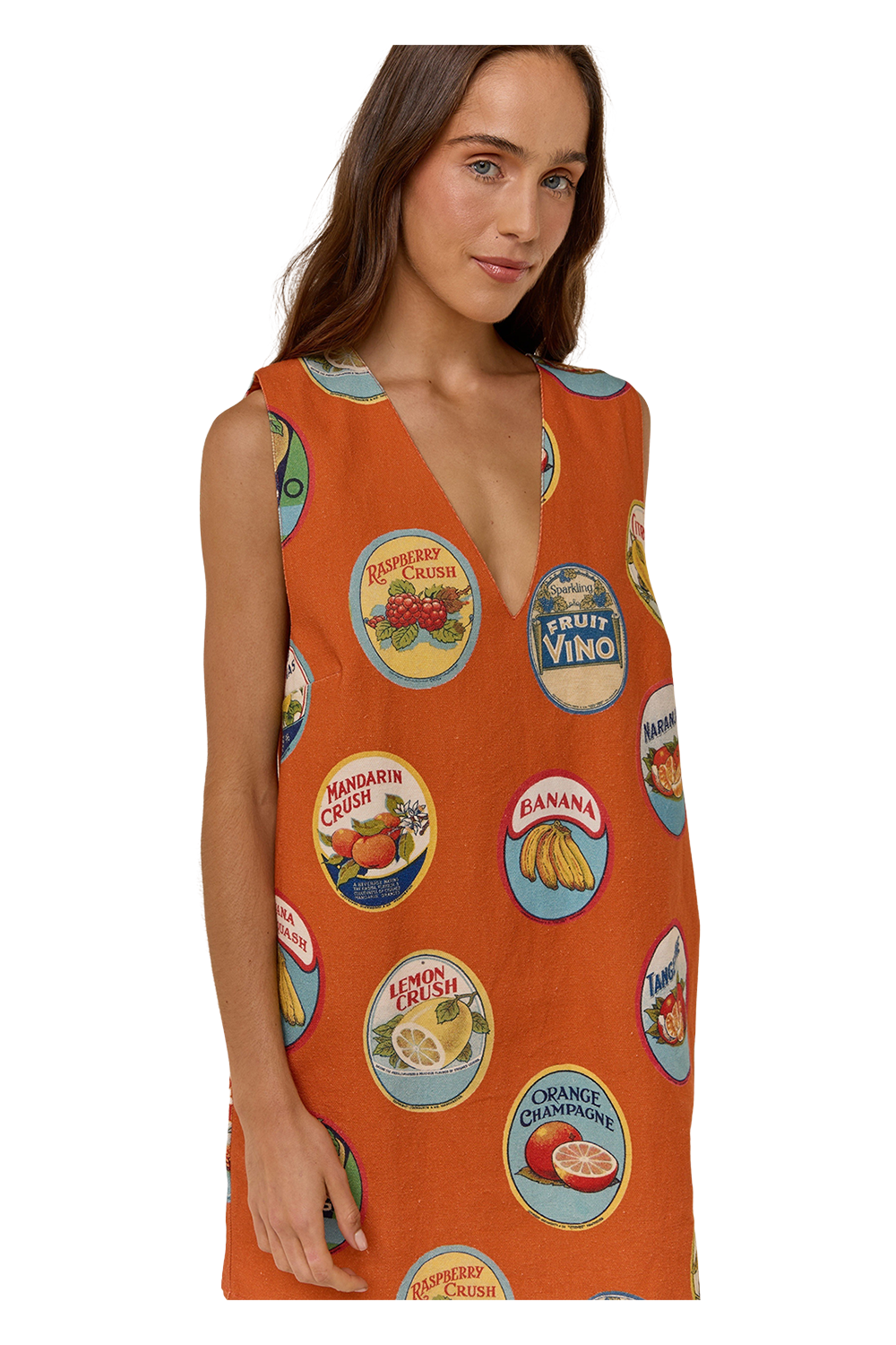 Louis Dress - La Fruta Orange