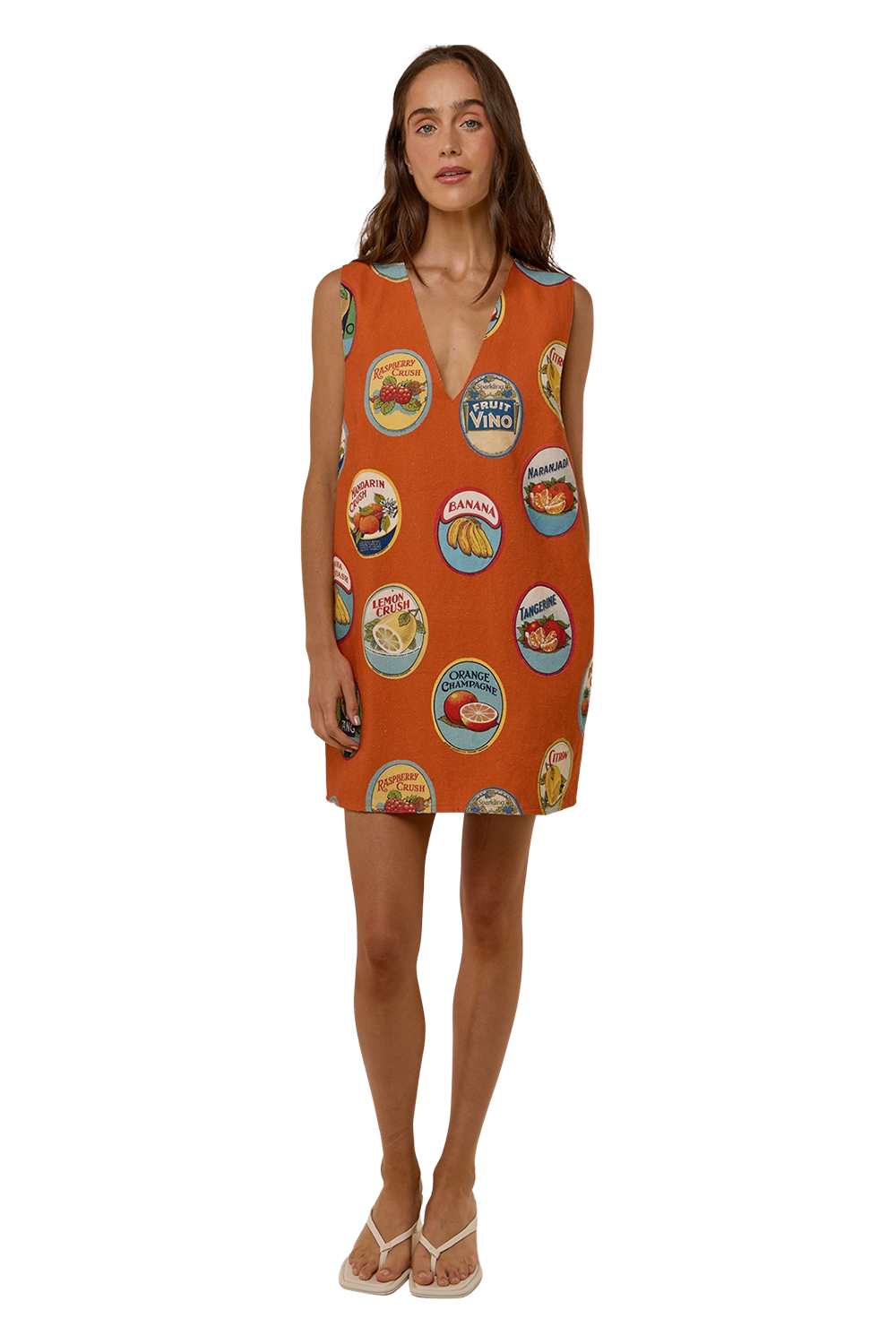 Louis Dress - La Fruta Orange