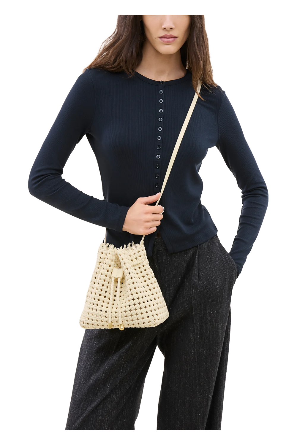 Mallorca Bucket Bag - Salt