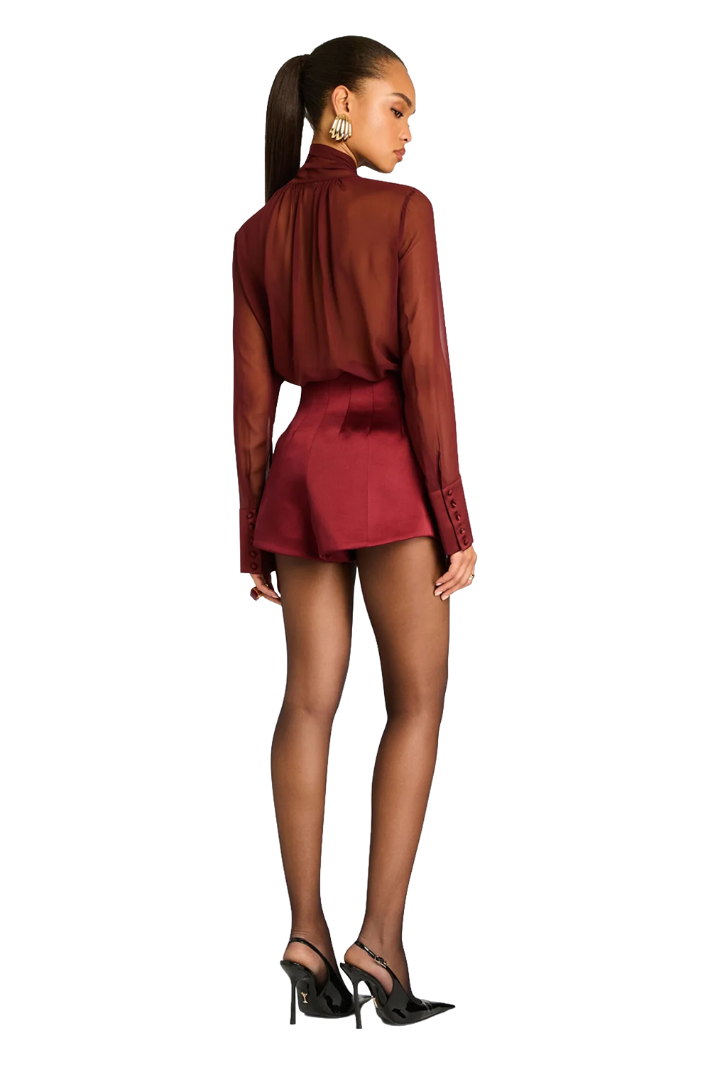 Marie Shorts - Crimson