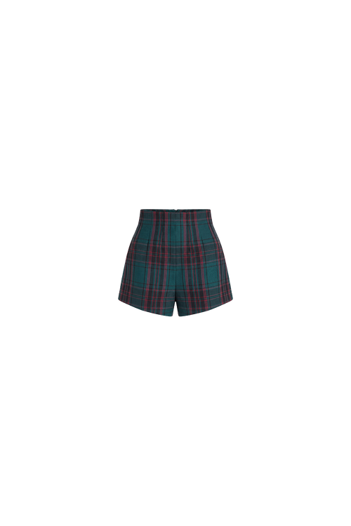 Marie Shorts - Emeraude Tartan