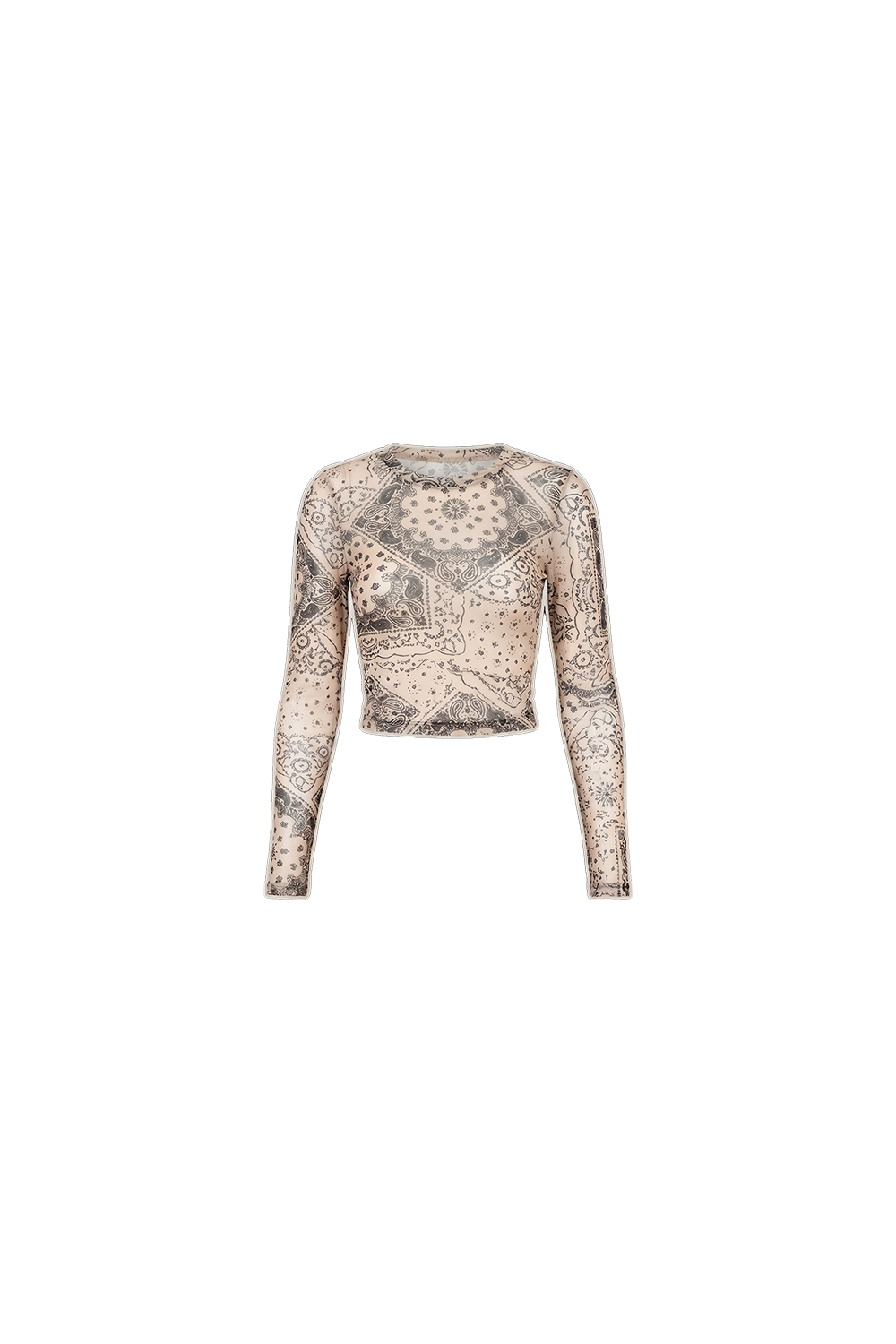 Mesh Long Sleeve Tee