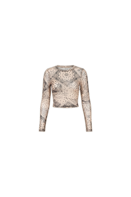 Mesh Long Sleeve Tee
