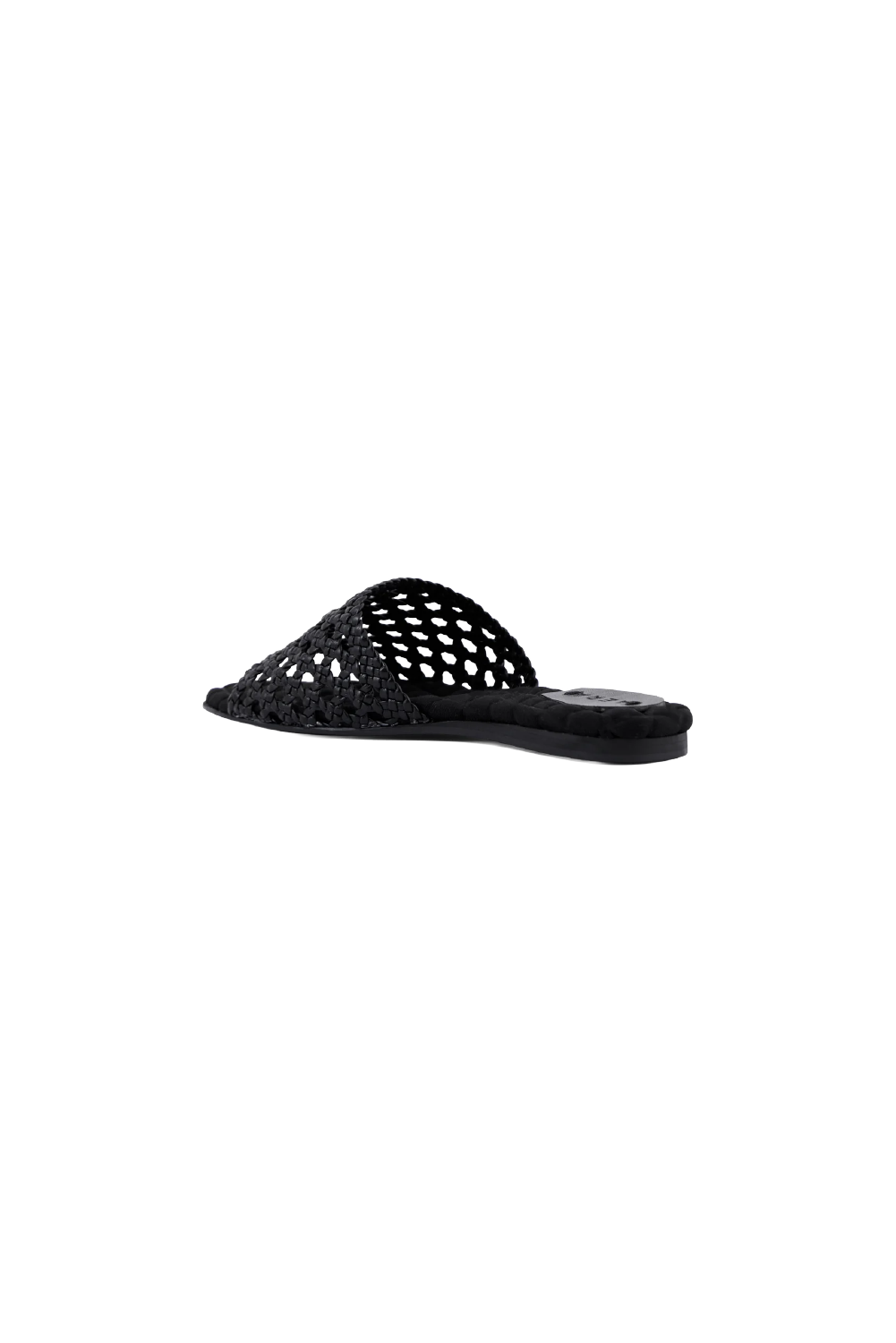 Mia Sandal - Black Intreccaito
