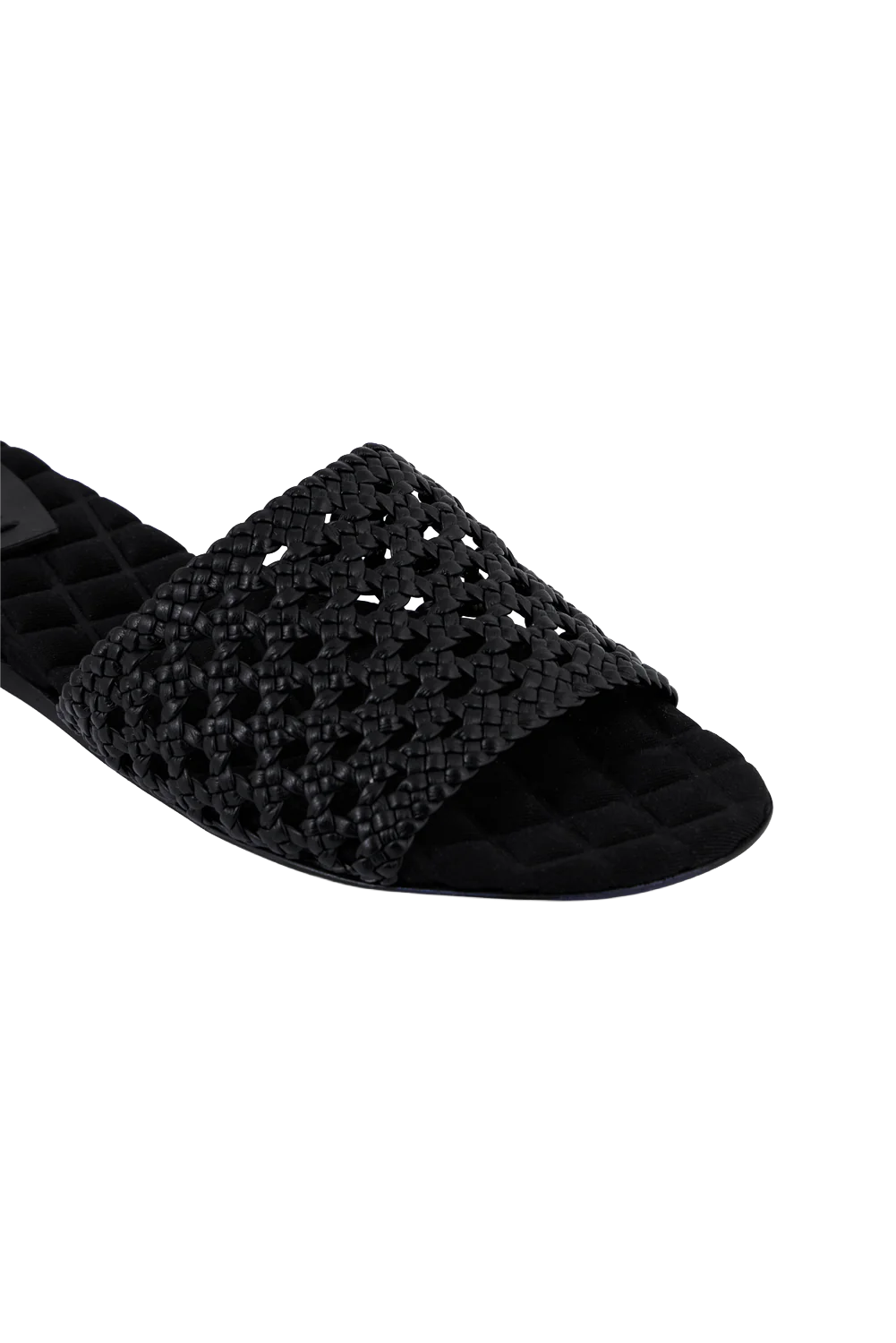 Mia Sandal - Black Intreccaito
