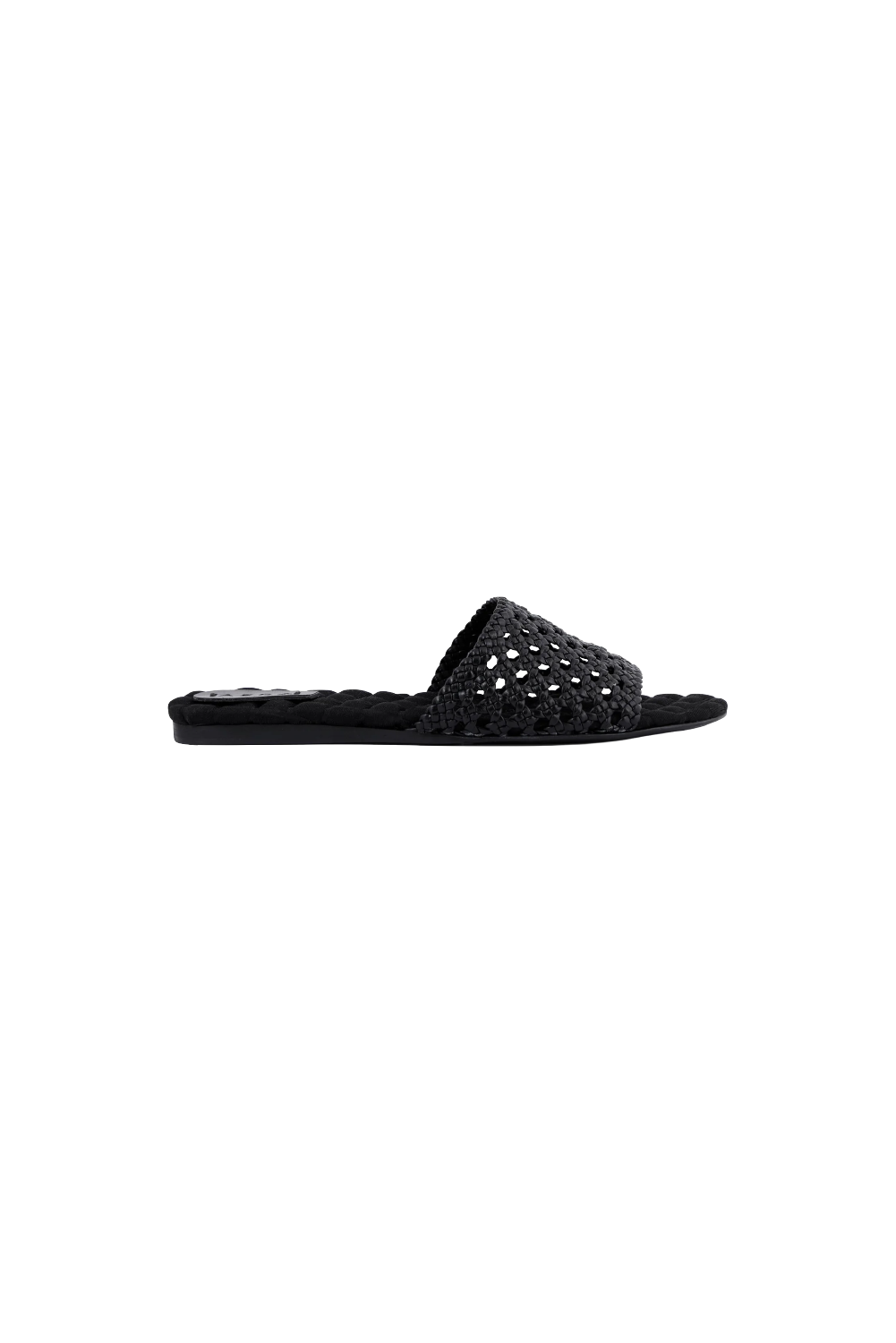 Mia Sandal - Black Intreccaito