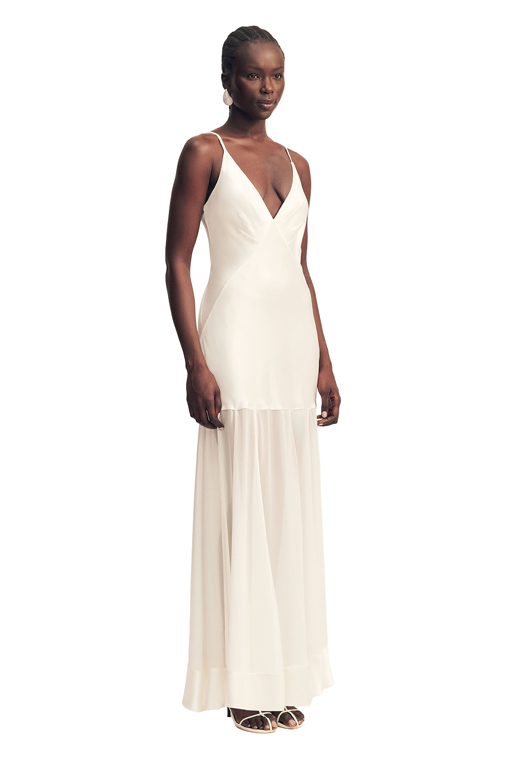 Moraya Plunged Maxi Dress